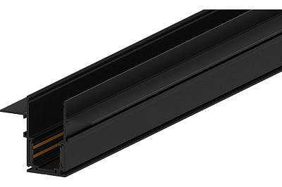 Шинопровод для низковольтных светильников  встраеиваемый Feron 1001 САВМ 1м. черный 41963