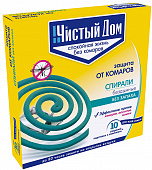 ЧИСТЫЙ ДОМ спирали от комаров 10 шт
