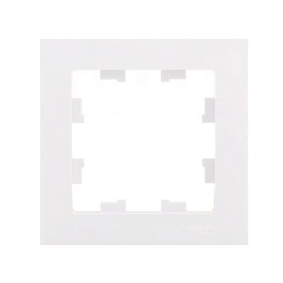 Рамка 1 место , горизонтальная , белая 703-0202-146 