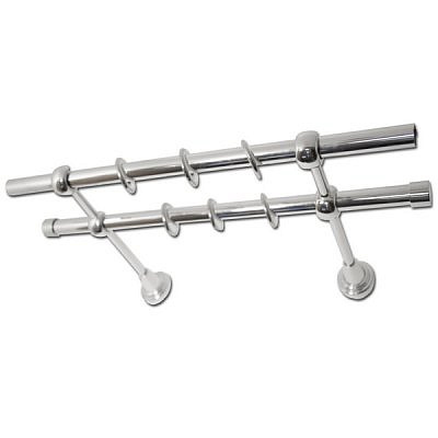 Карниз 28+16 мм короб хром 2,8 м 200 сост