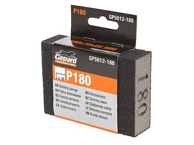 Губка абразивная 100*70*25мм Р180 Gepard