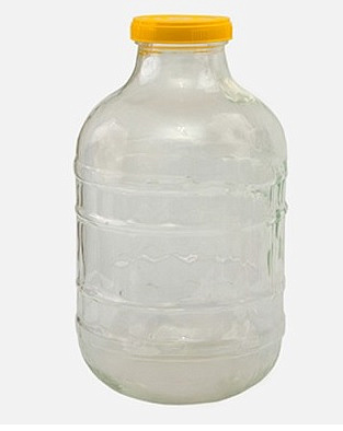 Банка ТО-100 "Ламели" 10л прозрачная с крышкой /упак 1шт/