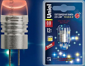 G4 LED  12v 0.8W  КРАСНЫЙ 12*28 силикон 