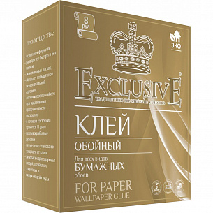 Обойный клей EXCLUSIVE бумажный STANDART 250г