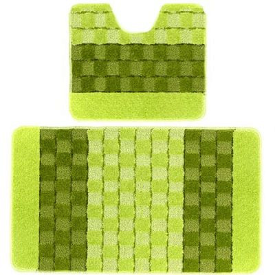 Коврик BANYOLIN SILVER из 2-шт 60*100 см GREEN зеленый