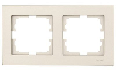 Рамка 2я горизонтальная титан 742-3700-147