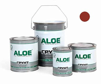 Грунт ALOE ГФ-021 красно-коричневый 0,8 кг