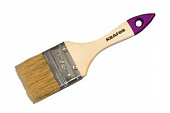 Кисть плоск"KRAFOR"деревянная ручка №3(75мм) 49196