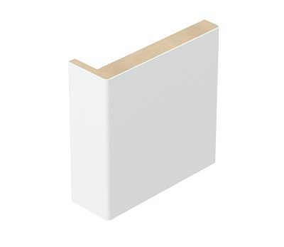 Наличник ALBERO Эмаль Белый телескопический ПП 24х70х2150