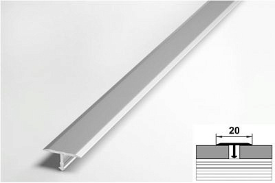 Профиль ЛС10 серебро люкс 18*9*2700