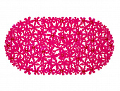 Коврик AQUA-PRIMA Цветы 66*35см розовый