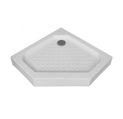 Поддон Nova Penta 90*90 5-ти угольный + сифон d90 мм