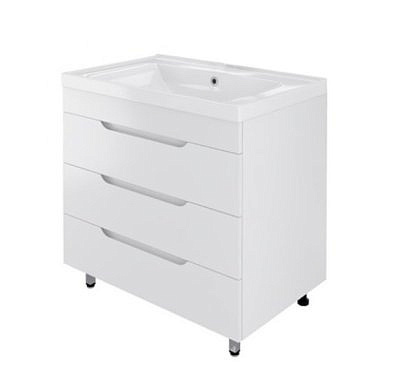 Тумба напольная MIRSANT SOHO 90 Quadro с раковиной DEEP-90