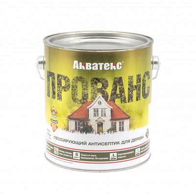 Акватекс-Прованс лессирующий антисептик Белый 2,5л