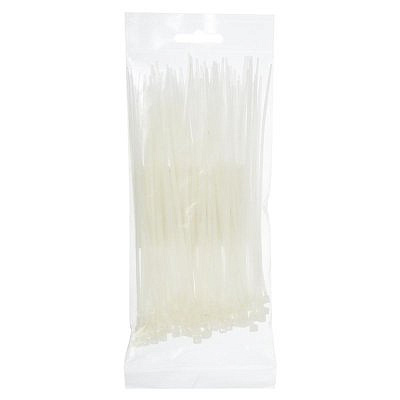 Хомут 3,6х200мм нейлон белый (уп.100шт) 