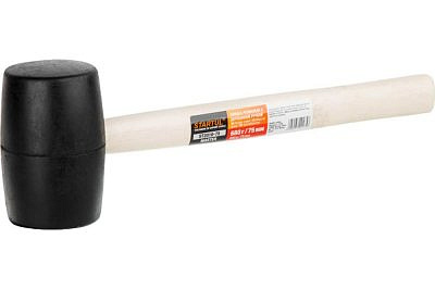 Киянка резиновая черная 0.68 кг STARTUL MASTER ST2010-75