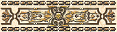 Бордюр керамический  AXIMA Альпы В коричневый 20*5,5