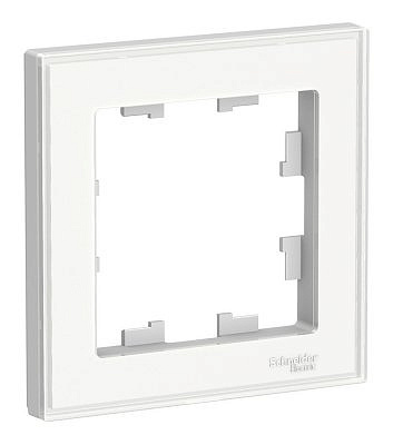 Рамка 1 пост Schneider Electric ATLASDESIGN, прозрачная ATN200101