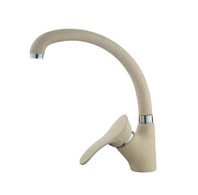 Cмеситель для кухни L4101К картридж 40 мм бежевый Ledeme 