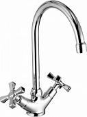 Смеситель для кухни LM2505C с поворотным изливом Lemark