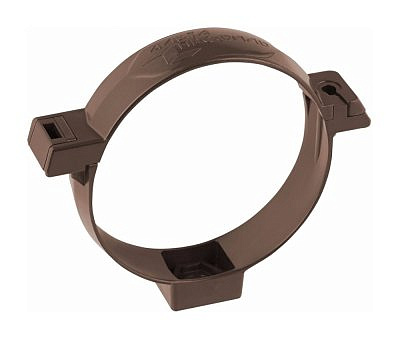 Хомут трубы ПВХ (Коричневый)