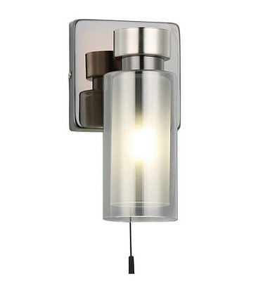 Светильник настенный с выключателем 3099-401 Klara 1 x E14 15 Вт модерн 