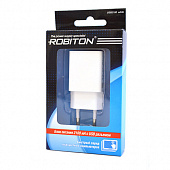 Зарядное устройство адаптер/блок питания без провода ROBITON USB2100 white