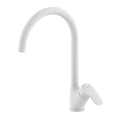 Смеситель для кухни MILARDO Rora RORWT0JM05 белый матовый