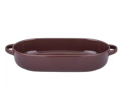 ФОРМА ДЛЯ ЗАПЕКАНИЯ ОВАЛЬНАЯ AGNESS 39*18,5*6,8СМ 2,2Л КОРИЧНЕВЫЙ 189-300