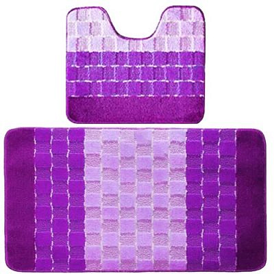Коврик BANYOLIN SILVER из 2 шт 60*100см LILAC сиреневый
