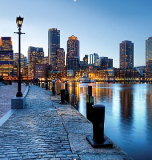 Фотообои Утренняя набережная 300*270