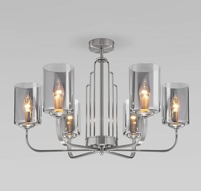 Потолочный светильник Eurosvet 60138/6 сатин-никель