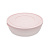 Салатник SANDY 6л 31см низкий с крышкой розовый HL031331P