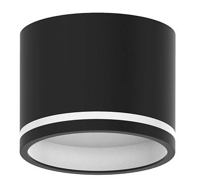 Светильник трековый 135 AL черный трековый под лампу GX53 