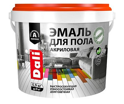 Эмаль DALI для пола акриловая Бежевая 0,9л 275015