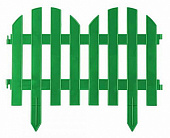 Забор декоративный "Романтика ",28*300 см,зелёный 