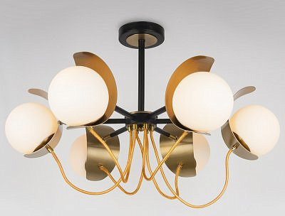 Люстра потолочная Eurosvet 70110/6 черный