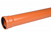 Труба канализ. ММП ПП L=2,0м  Ду160 оранжевая 4,2 мм.