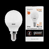 Лампа Gauss LED Globe EL 10W/2700 E14