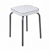 Табурет "Haushalt" мягкое квадратное сиденье 32 см, цвет темно-серый Ника 222672/НТ3/С
