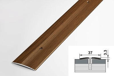 Профиль ПС03 дуб тёмный 37*1350