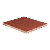 Тротуарная плитка Braer Прямоугольник, Красный, 200х100х40мм 