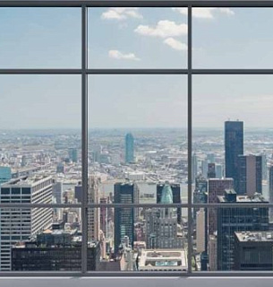 Фотообои В1-053 Вид на мегаполис 300*270