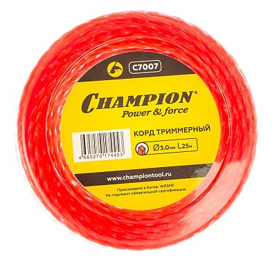Корд трим.CHAMPION Twisted Square 3.0мм* 25м (витой квадрат) C7007