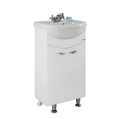 Тумба без раковины Vod-ok Эльба 45 белая