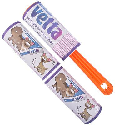 Ролик для чистки одежды  VETTA 2 сменных блока 454-001