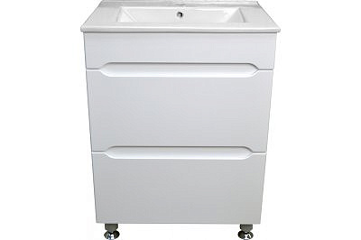 Тумба Стиль Арфа 60/2 Н напольная без подсветки с раковиной LEONE 60 