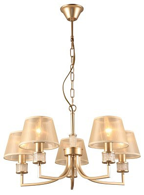 Люстра Rivoli Elinor 2083-305 5 х Е14 40 Вт классика