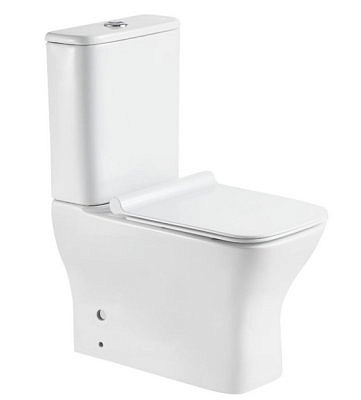 Компакт SOLE Puls безободковый сиденье дюропласт, ультратонкое, с микролифтом