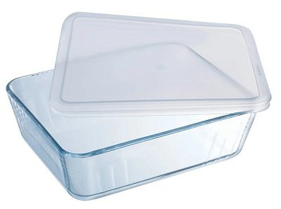 Форма для запекания и выпечки с крышкой COOK&FREEZ 19х14х5см 0,8л прямоугол. 241P000